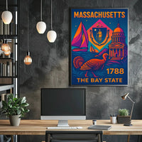 Massachusetts Heritage: The Bay State Historic Cultural Poster PosterGoat