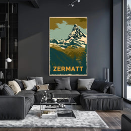 Matterhorn Adventure Vintage Travel Poster PosterGoat