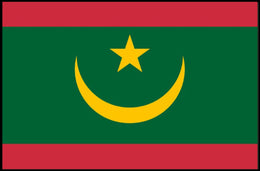 Mauritania Flag Modern Design Cultural or Heritage Poster PosterGoat