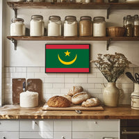 Mauritania Flag Modern Design Cultural or Heritage Poster PosterGoat