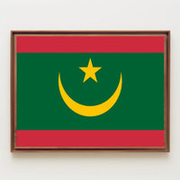 Mauritania Flag Modern Design Cultural or Heritage Poster PosterGoat