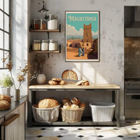 Mauritania Vintage Travel Artwork Inspiring Cultural Heritage Poster PosterGoat