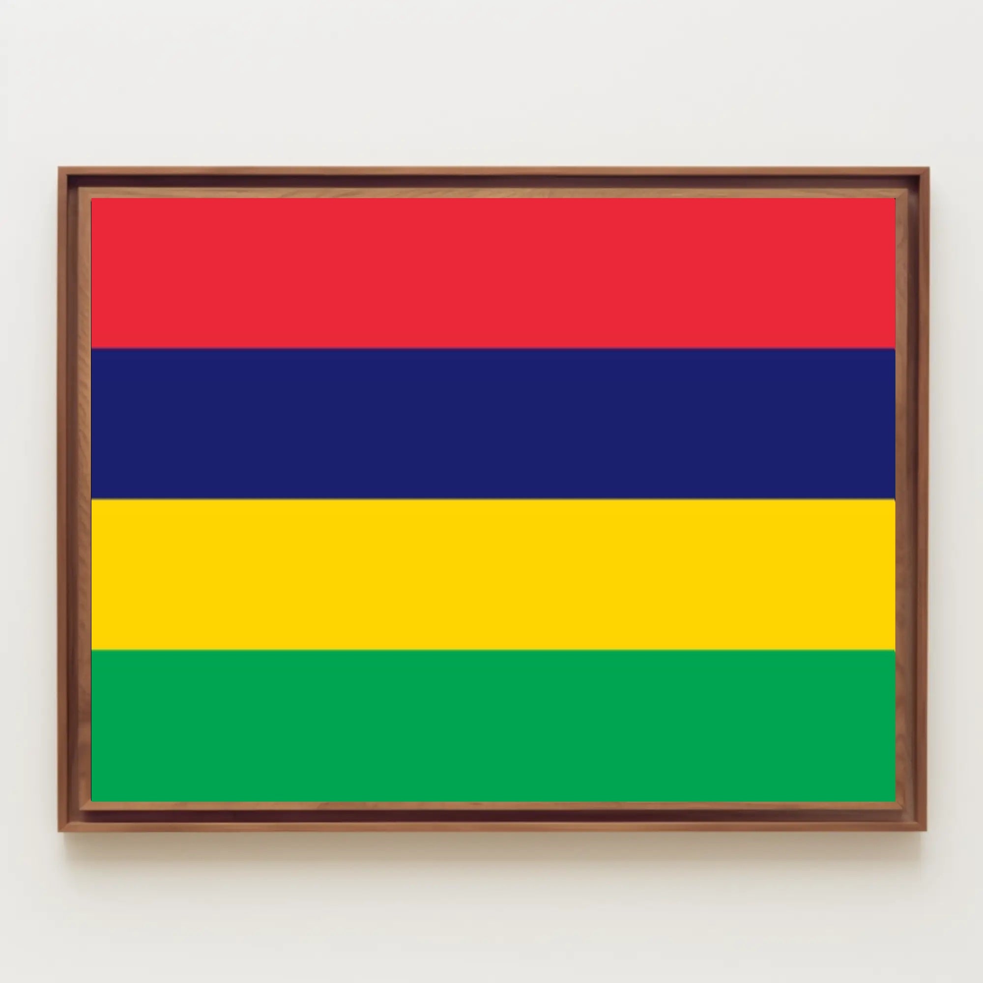 Mauritius National Flag Colorful Display Country Flag Poster PosterGoat
