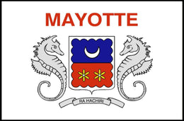 Mayotte Coat of Arms Cultural Heritage Poster PosterGoat