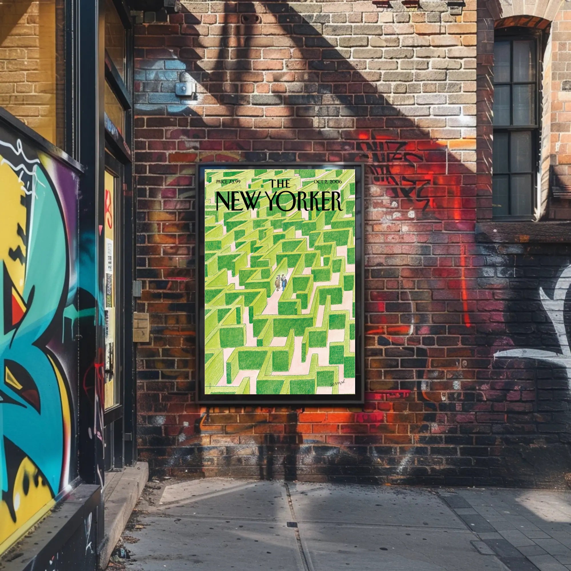 Maze Adventure Artistic Poster PosterGoat