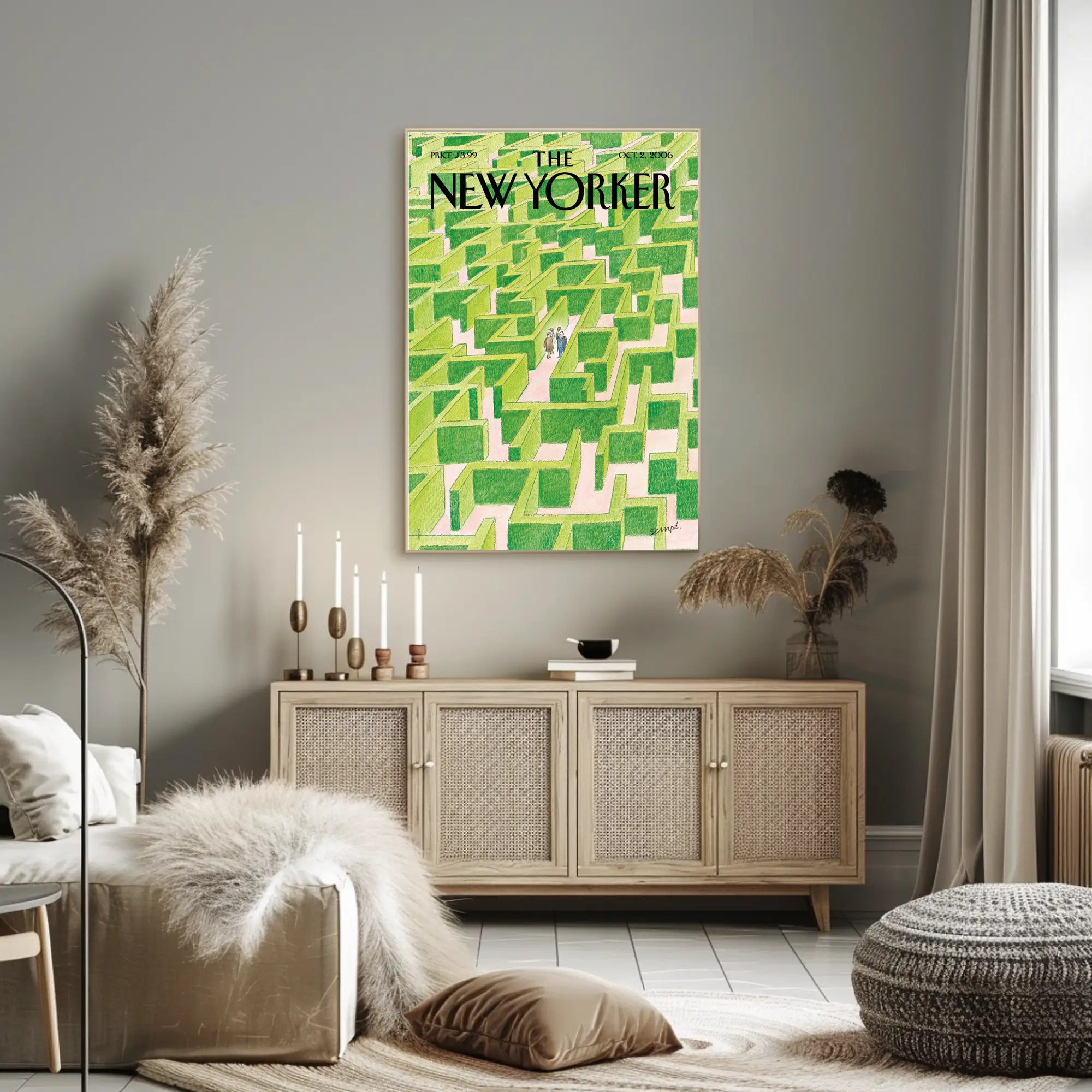 Maze Adventure Artistic Poster PosterGoat