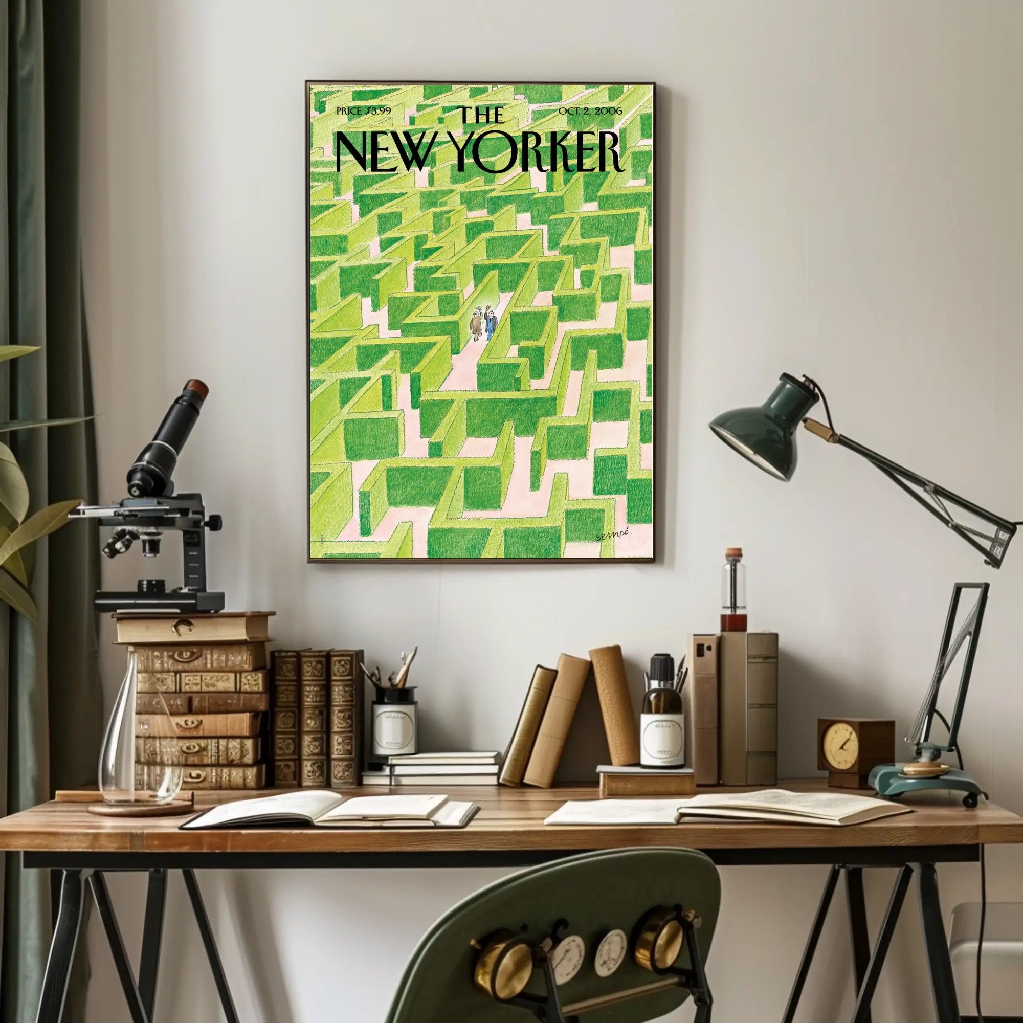 Maze Adventure Artistic Poster PosterGoat