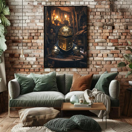 Medieval Armor and Artifacts Cultural or Heritage Poster PosterGoat