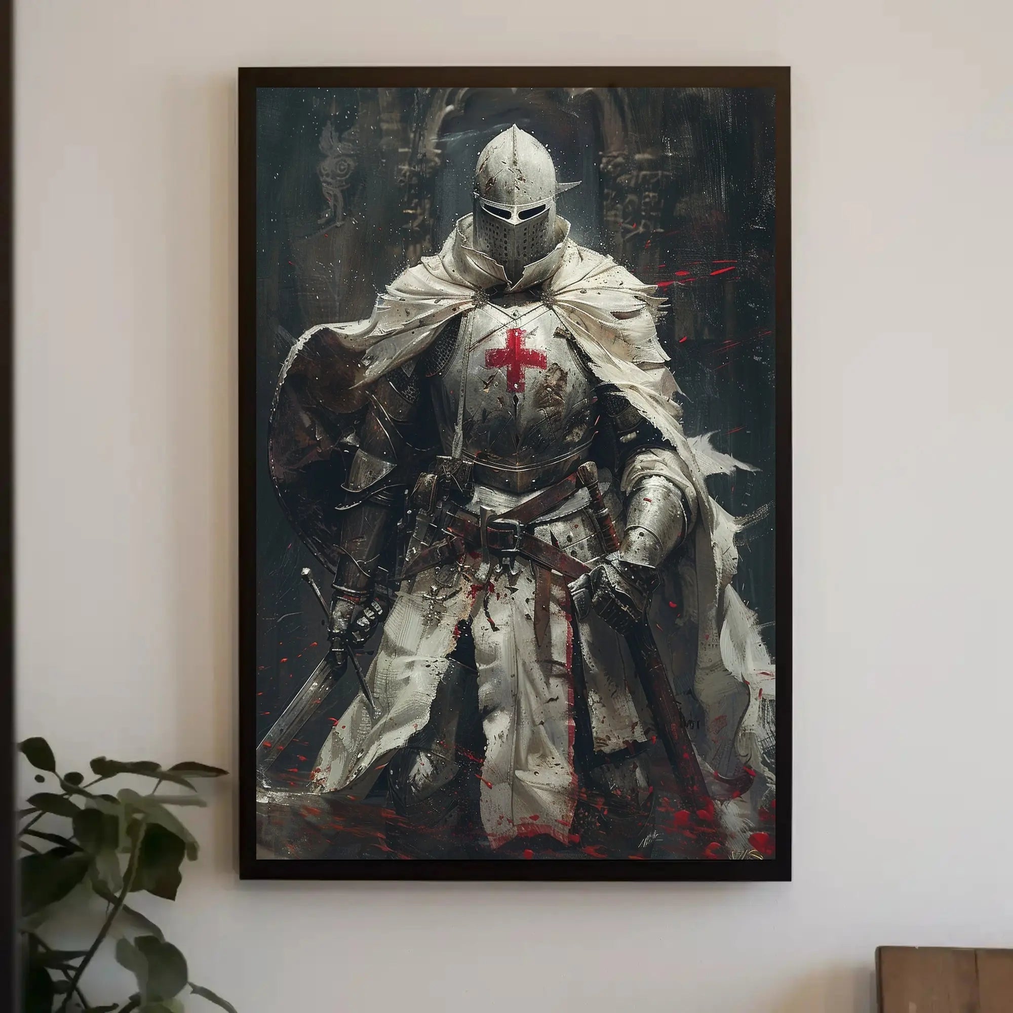 Medieval Knight Crusades Era Art Print Cultural Poster PosterGoat