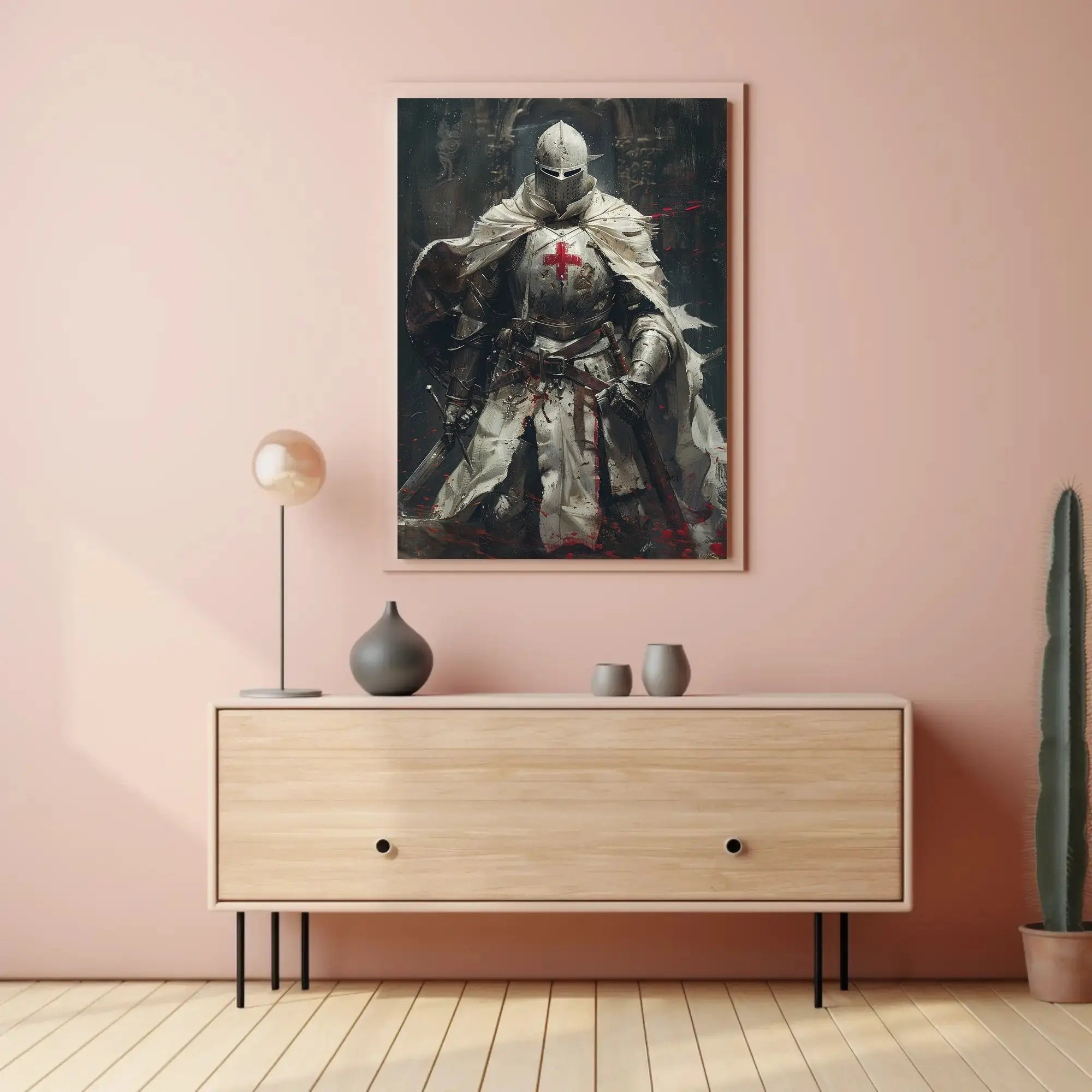 Medieval Knight Crusades Era Art Print Cultural Poster PosterGoat