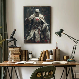 Medieval Knight Crusades Era Art Print Cultural Poster PosterGoat