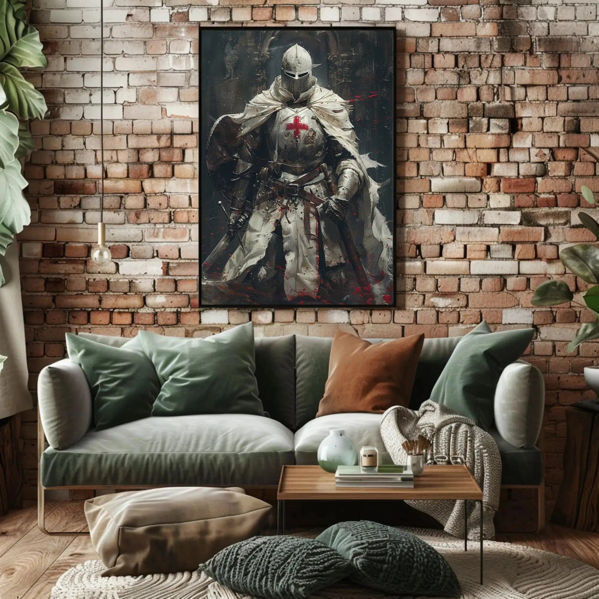 Medieval Knight Crusades Era Art Print Cultural Poster PosterGoat