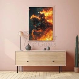 Medieval Knight Fantasy Battle Poster PosterGoat