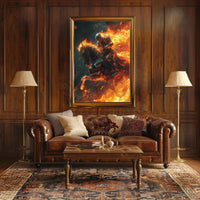 Medieval Knight Fantasy Battle Poster PosterGoat