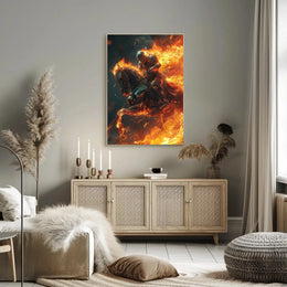 Medieval Knight Fantasy Battle Poster PosterGoat