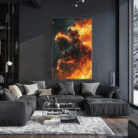 Medieval Knight Fantasy Battle Poster PosterGoat