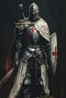 Medieval Knight Valor and Chivalry Cultural or Heritage Poster PosterGoat