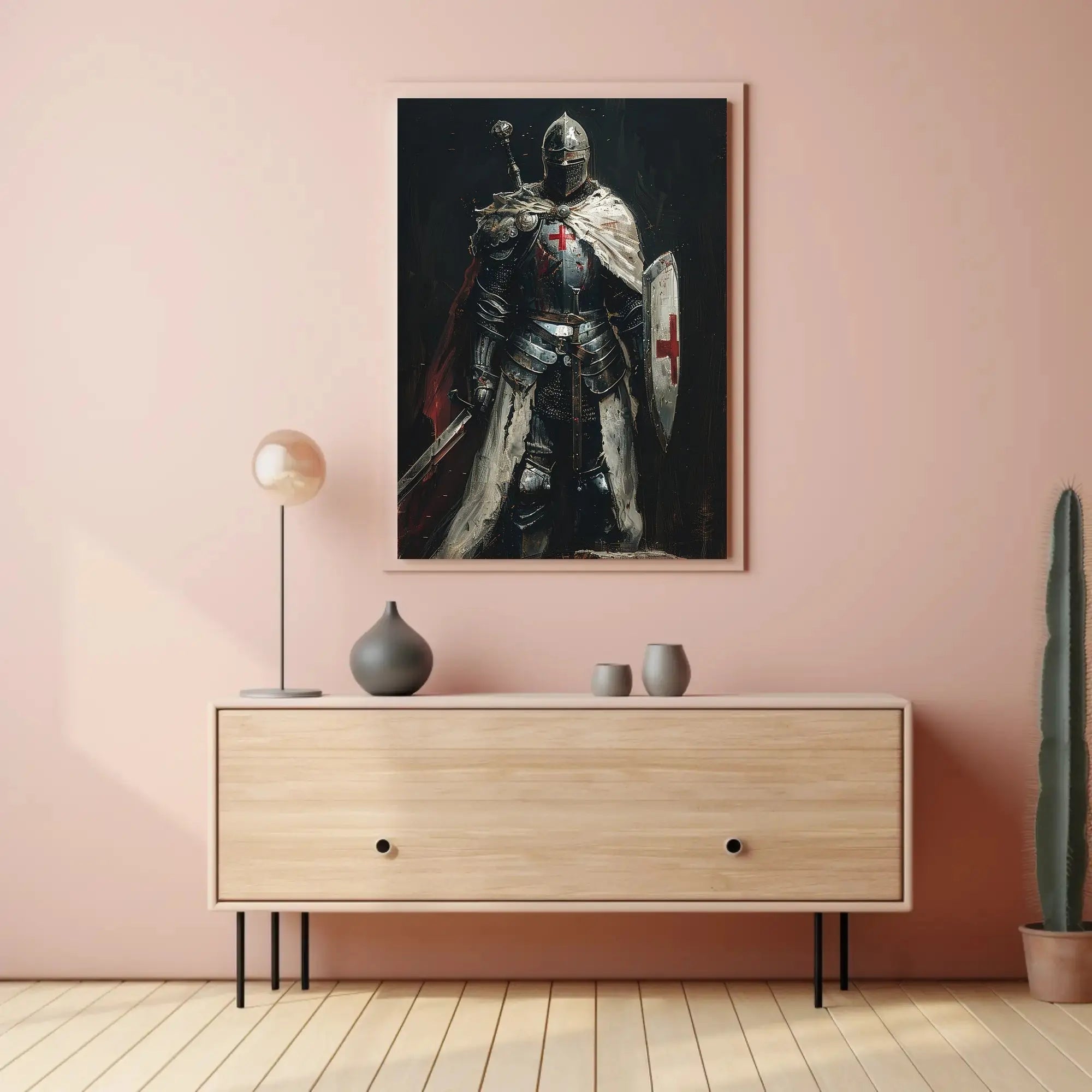 Medieval Knight Valor and Chivalry Cultural or Heritage Poster PosterGoat