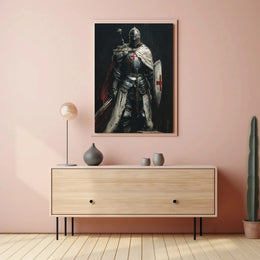 Medieval Knight Valor and Chivalry Cultural or Heritage Poster PosterGoat