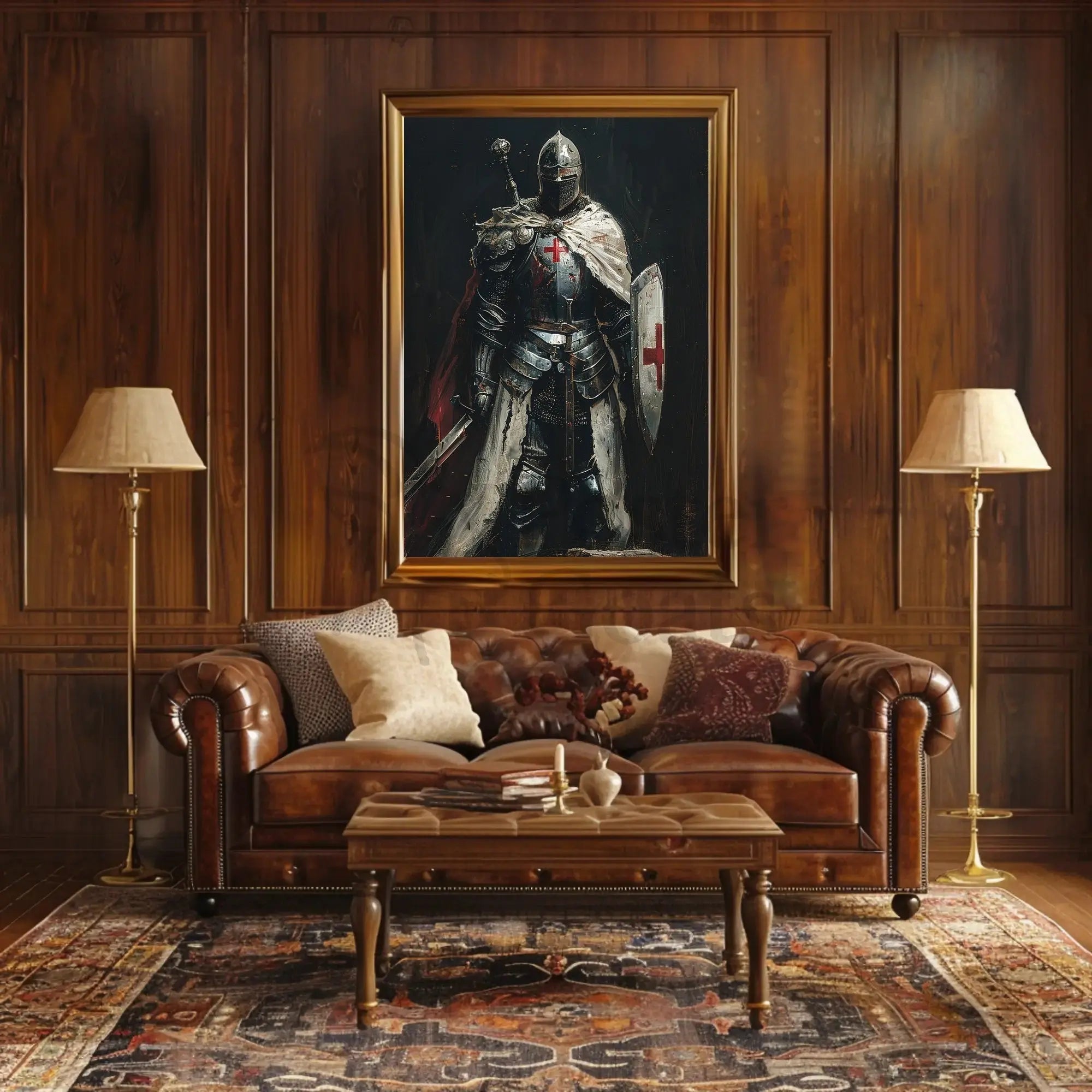 Medieval Knight Valor and Chivalry Cultural or Heritage Poster PosterGoat