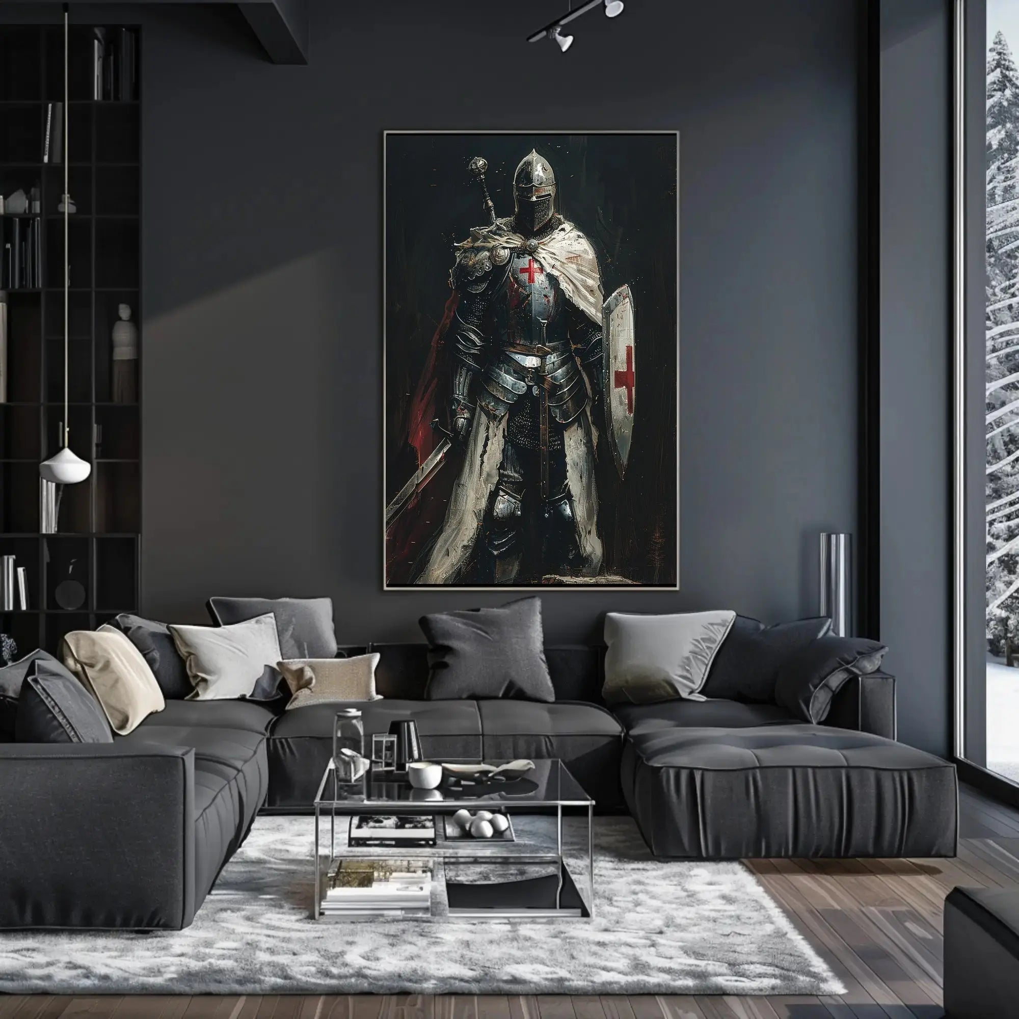 Medieval Knight Valor and Chivalry Cultural or Heritage Poster PosterGoat