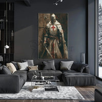 Medieval Knight in Armor Historical Poster PosterGoat