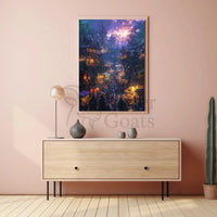 Medieval Village Adventure Fantasy Art Cultural Poster PosterGoat