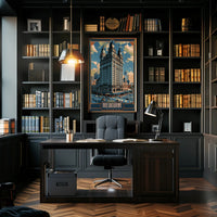 Melbourne Architectural Elegance: Urban or Cityscape Poster PosterGoat
