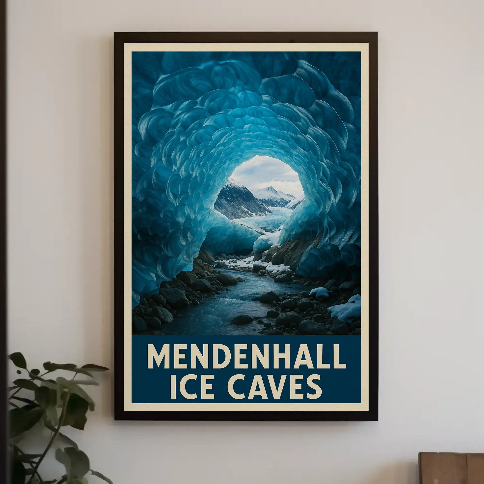 Mendenhall Ice Caves Exploration National Park Poster PosterGoat