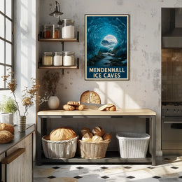 Mendenhall Ice Caves Exploration National Park Poster PosterGoat