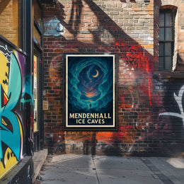 Mendenhall Ice Caves Mystical Adventure National Park Poster PosterGoat