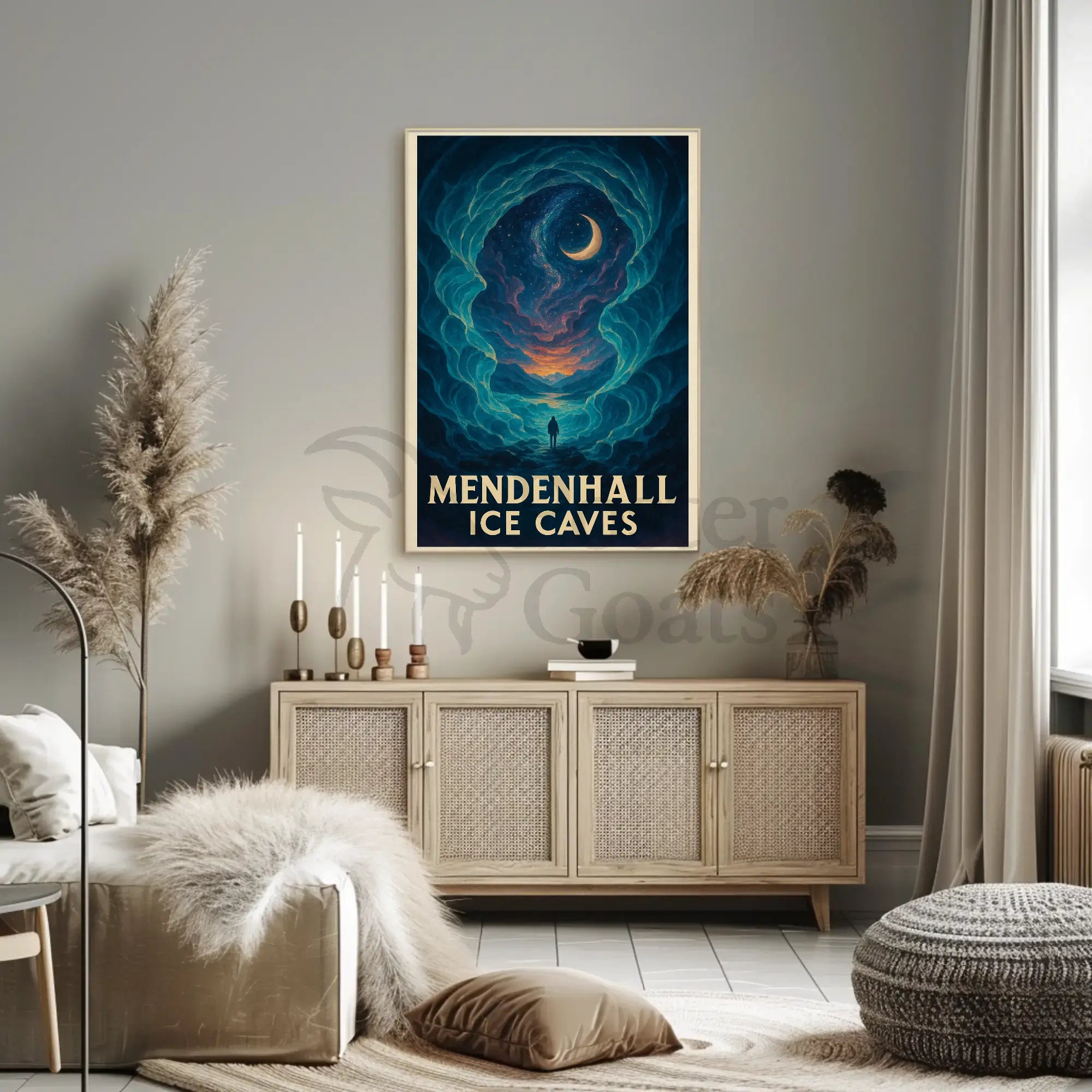 Mendenhall Ice Caves Mystical Adventure National Park Poster PosterGoat