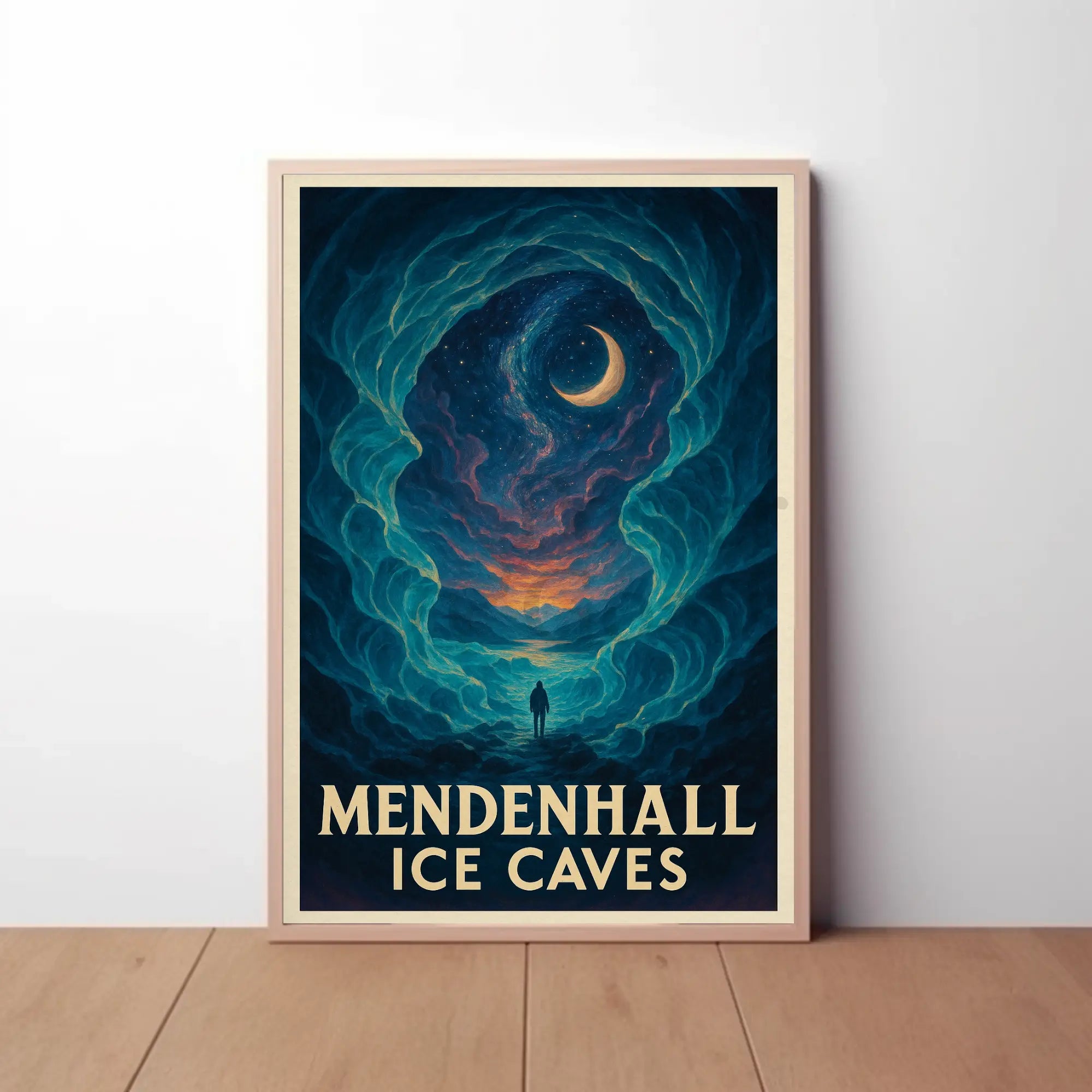 Mendenhall Ice Caves Mystical Adventure National Park Poster PosterGoat
