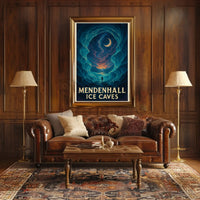 Mendenhall Ice Caves Mystical Adventure National Park Poster PosterGoat