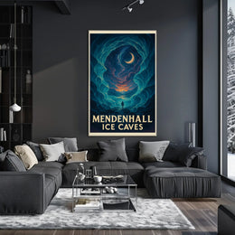 Mendenhall Ice Caves Mystical Adventure National Park Poster PosterGoat