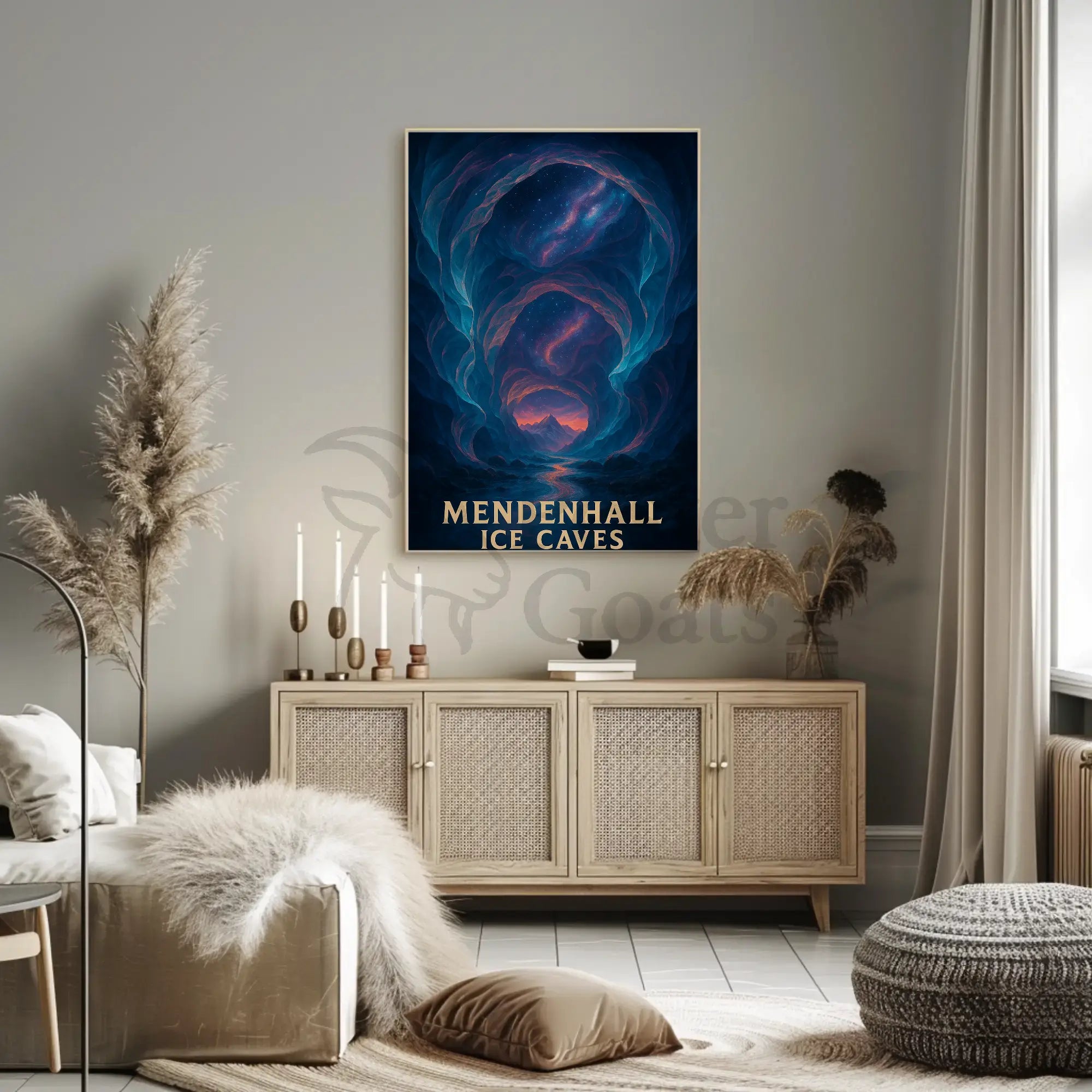 Mendenhall Ice Caves: Enchanting Natural Wonder National Park Poster PosterGoat