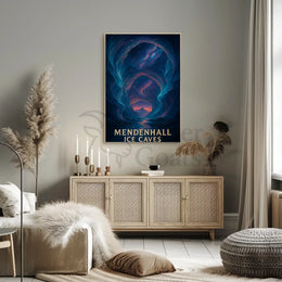 Mendenhall Ice Caves: Enchanting Natural Wonder National Park Poster PosterGoat