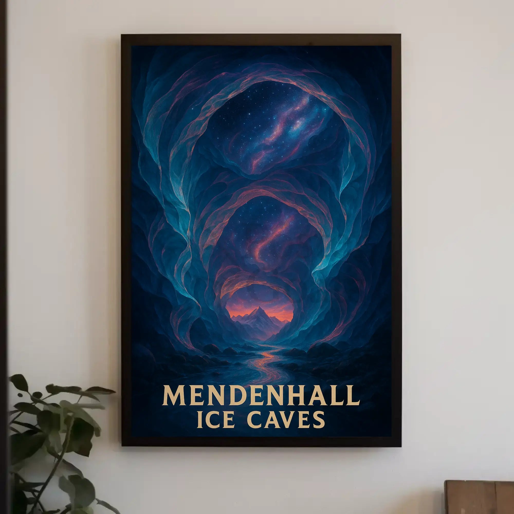 Mendenhall Ice Caves: Enchanting Natural Wonder National Park Poster PosterGoat