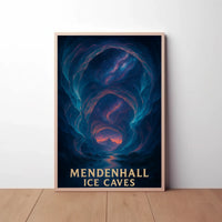 Mendenhall Ice Caves: Enchanting Natural Wonder National Park Poster PosterGoat