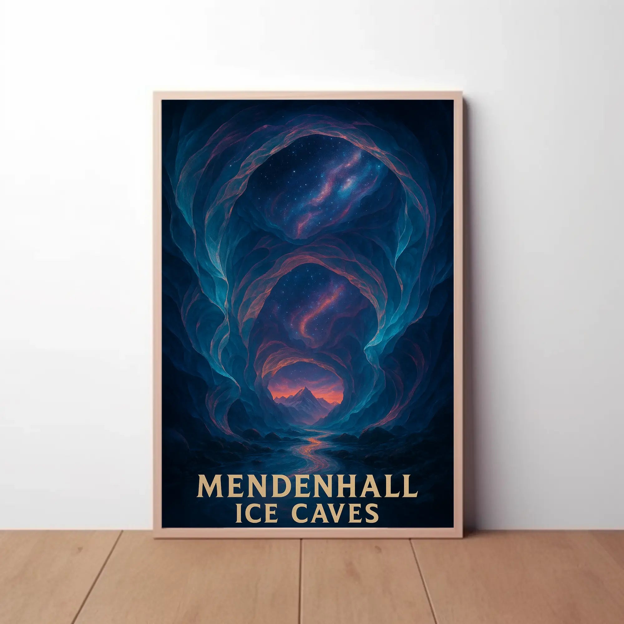 Mendenhall Ice Caves: Enchanting Natural Wonder National Park Poster PosterGoat