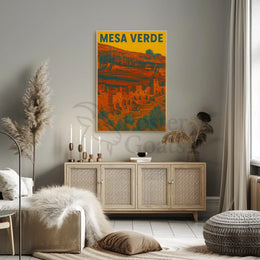 Mesa Verde Adventure Vintage Travel Poster PosterGoat