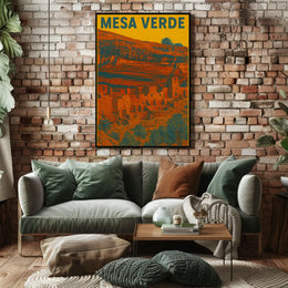 Mesa Verde Adventure Vintage Travel Poster PosterGoat