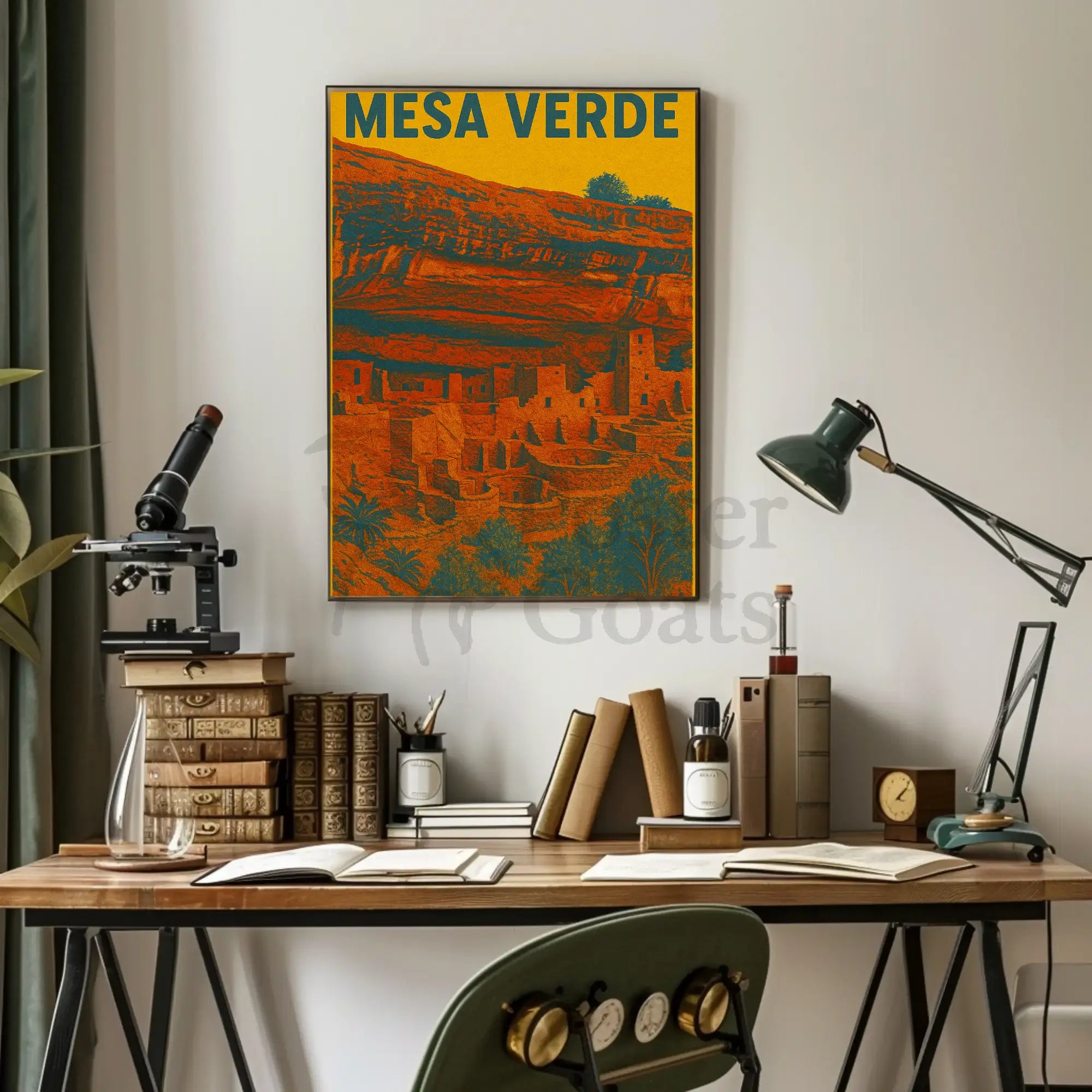 Mesa Verde Adventure Vintage Travel Poster PosterGoat