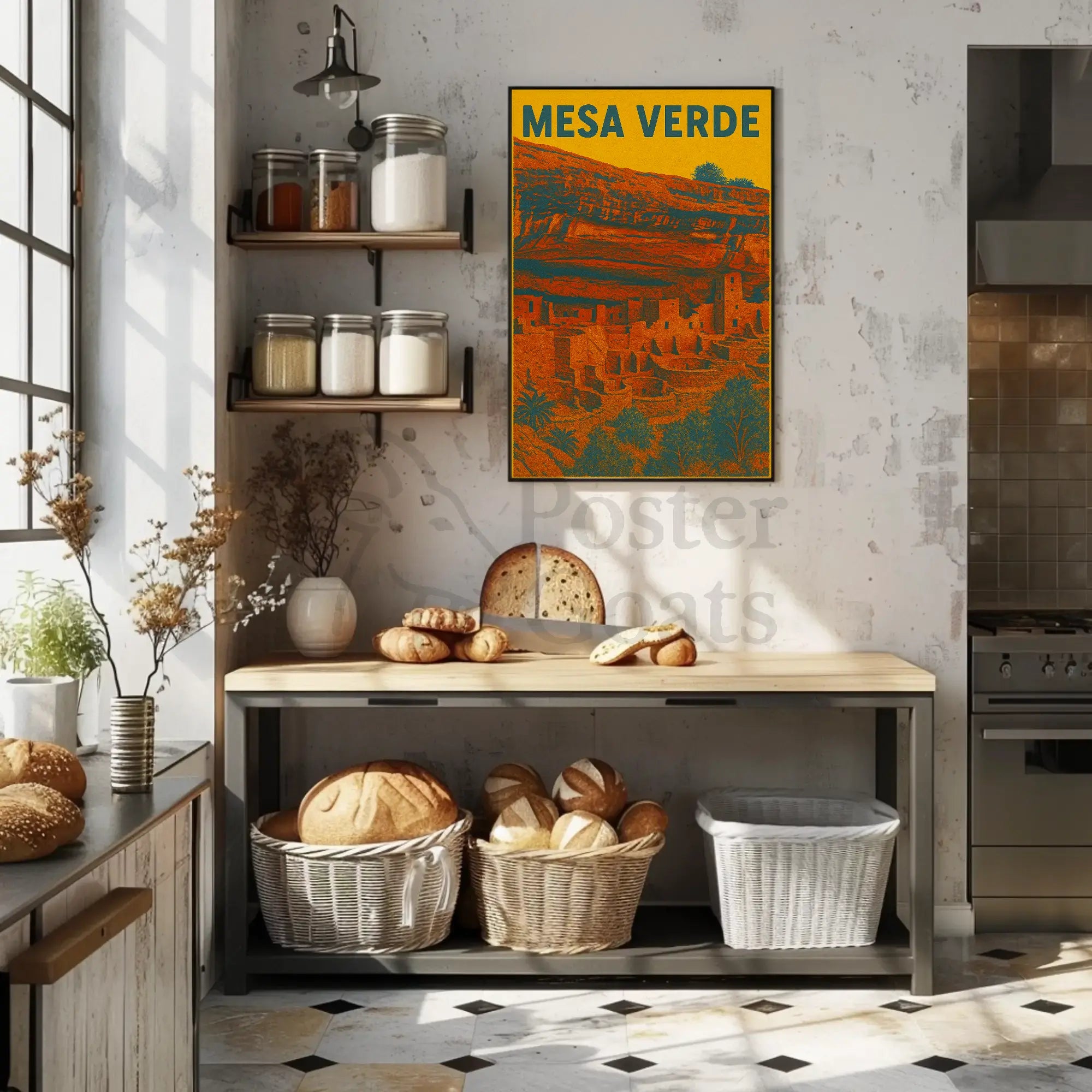 Mesa Verde Adventure Vintage Travel Poster PosterGoat