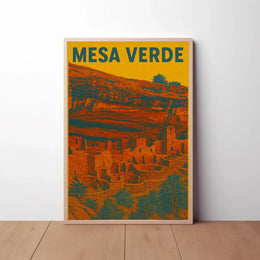 Mesa Verde Adventure Vintage Travel Poster PosterGoat