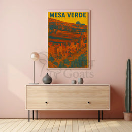Mesa Verde Adventure Vintage Travel Poster PosterGoat