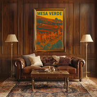Mesa Verde Adventure Vintage Travel Poster PosterGoat