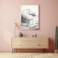 Mesmerizing Ocean Wave Art Piece Cultural Poster PosterGoat