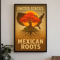 Mexican-American Heritage Tree of Life Cultural Poster PosterGoat