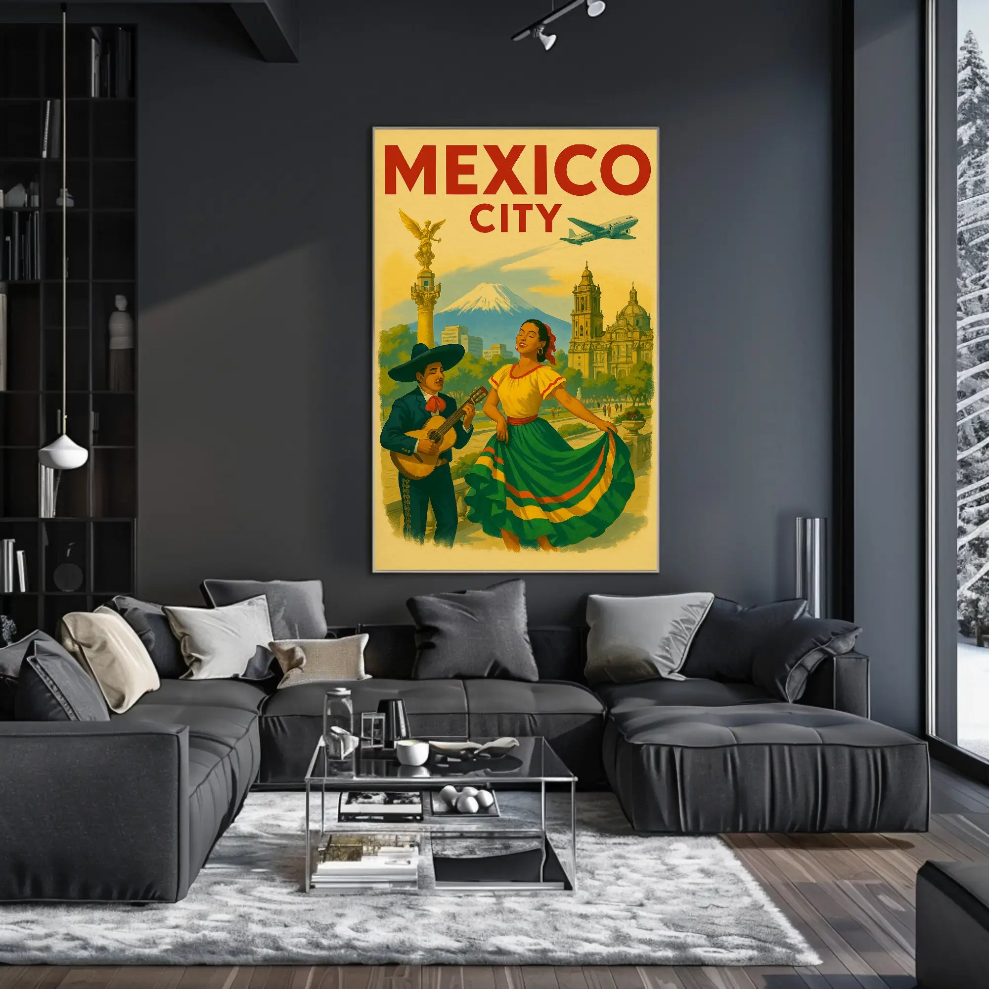 Mexico City Vintage Travel Adventure Travel Poster PosterGoat